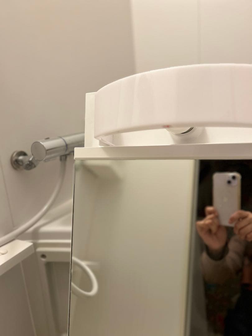 直接引渡し限定！TOTO洗面台の洗面鏡★☆LED照明付き未使用展示品