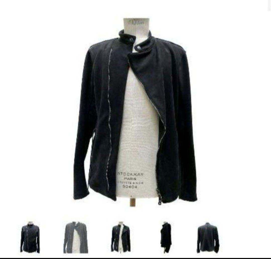 フランシストモークス アシンメトリーライダースジャケット