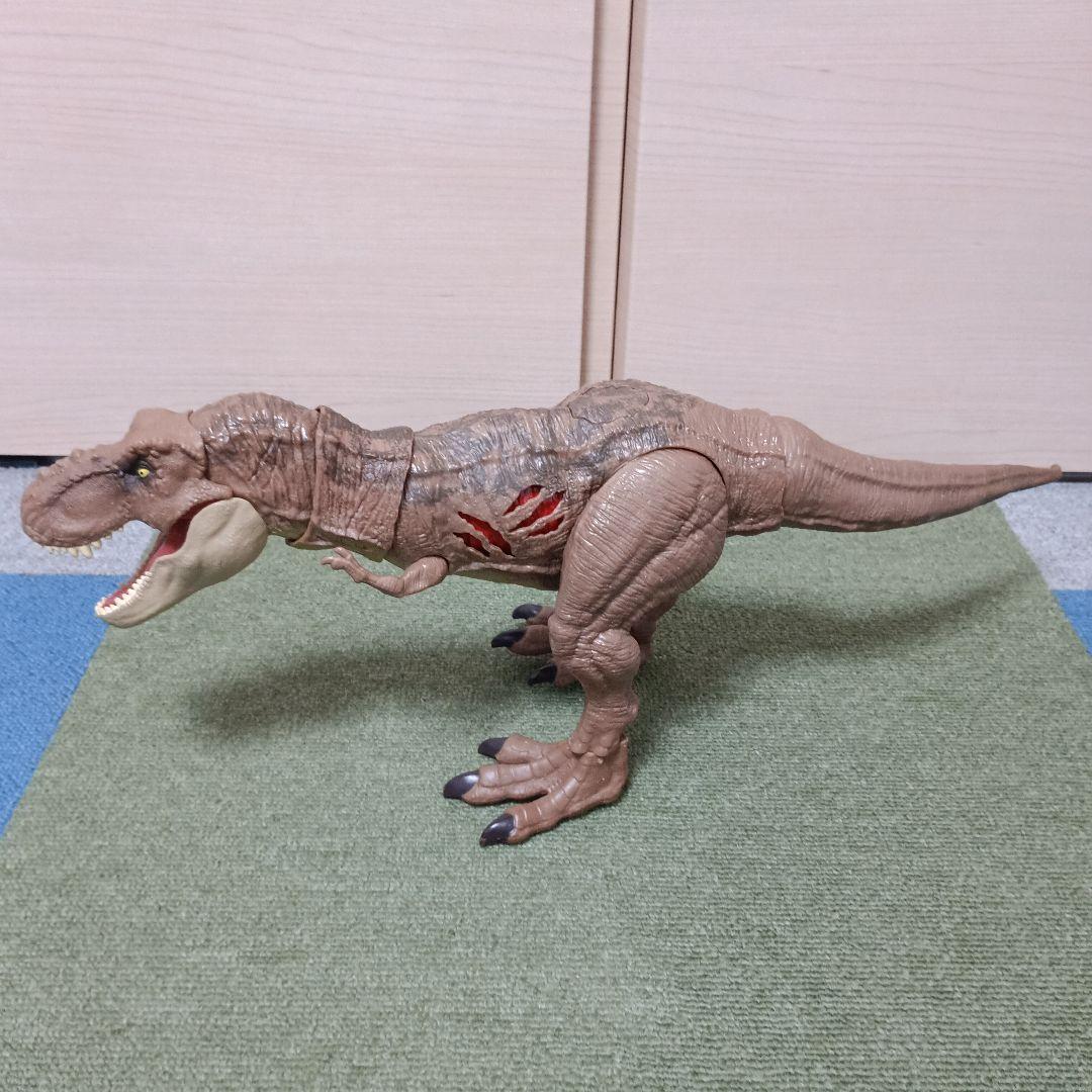 美品MATTEL ジュラシック・ワールド 恐竜おもちゃ 4体セット