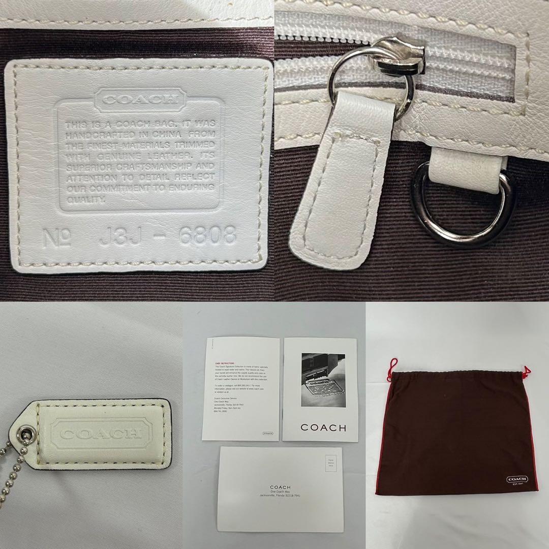 【極美品/付属品完備】コーチ 6808 ソーホー ワンハンドバッグ シグネチャー