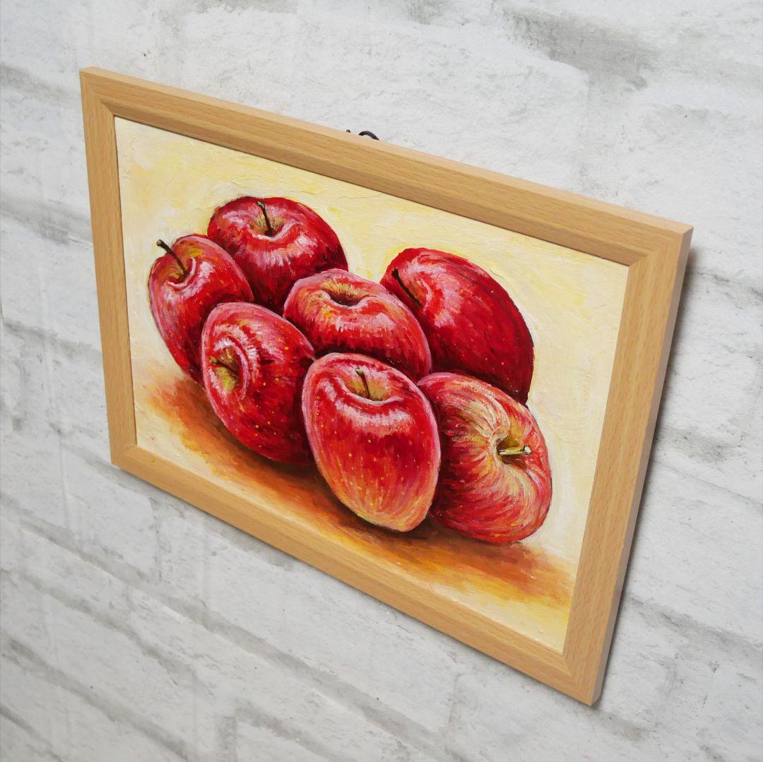 油絵 油彩 油彩画 絵画 絵【七つの林檎】