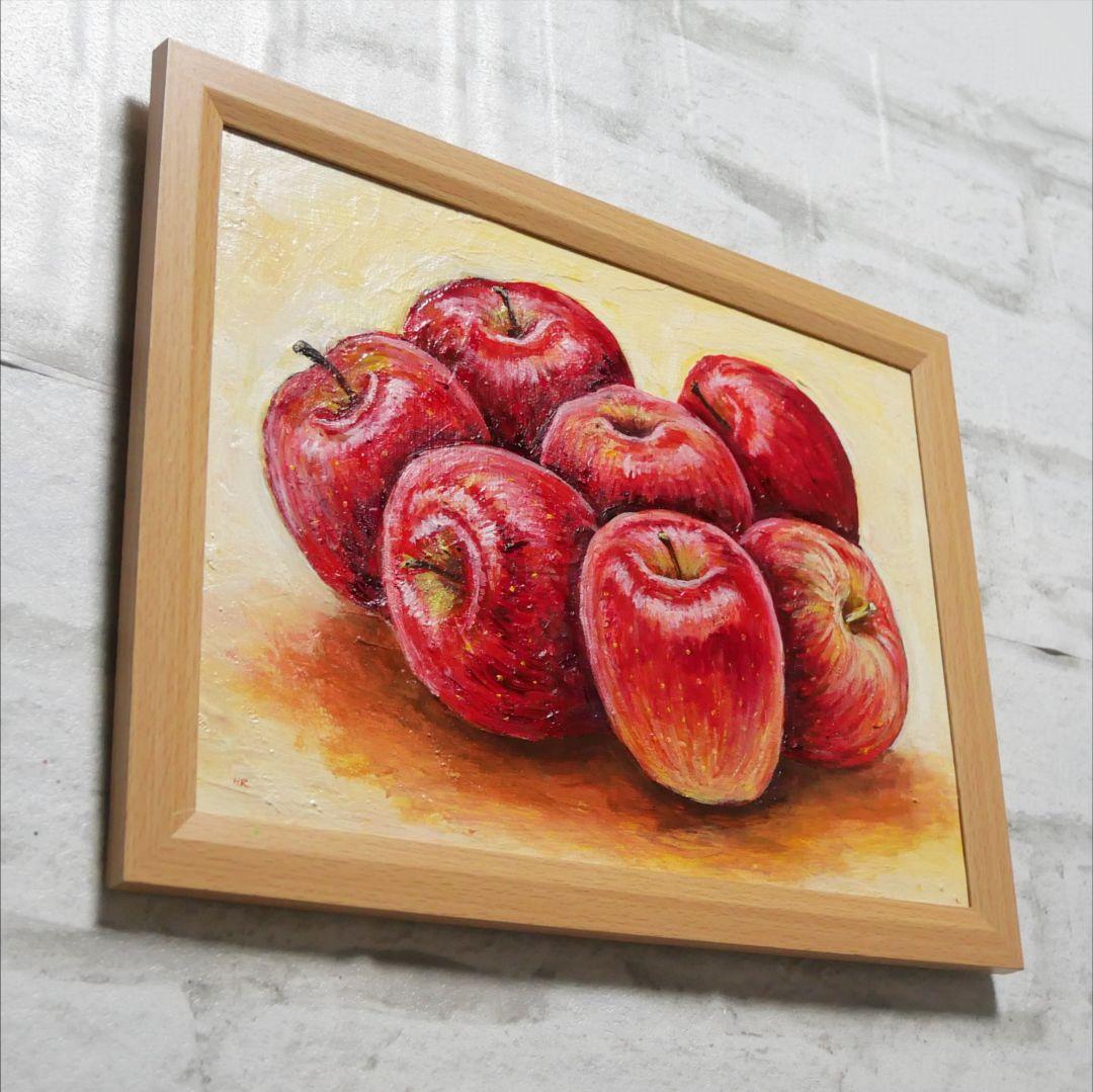 油絵 油彩 油彩画 絵画 絵【七つの林檎】