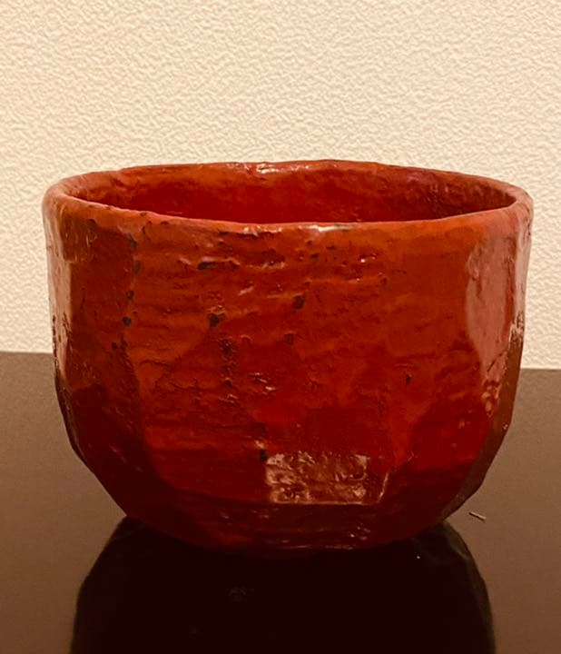 松﨑融　漆椀　抹茶椀　根来塗漆椀　李朝