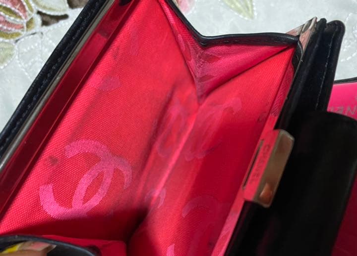 CHANEL カンボンライン 折り財布