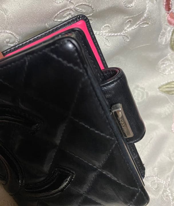 CHANEL カンボンライン 折り財布