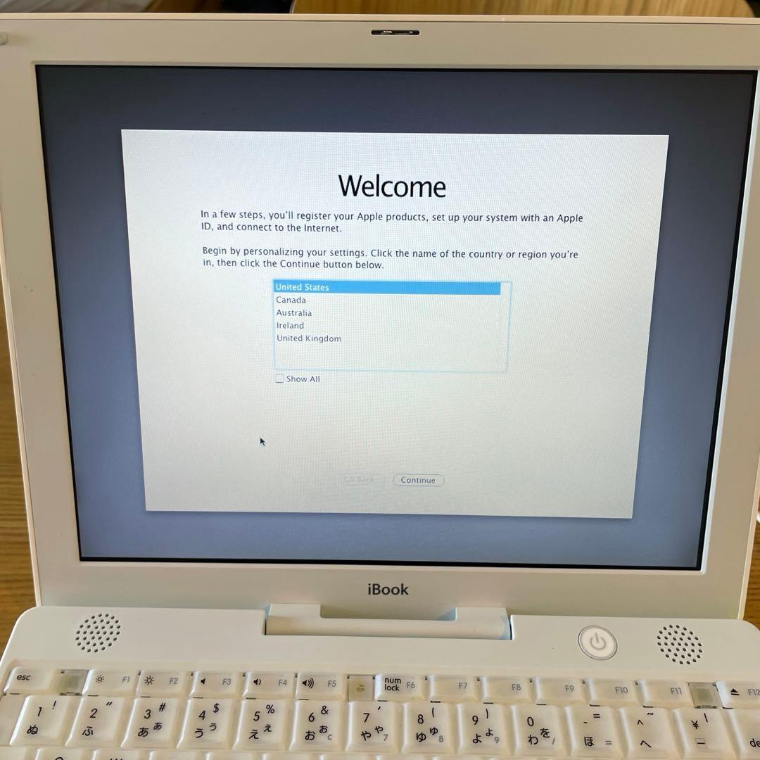 その他ノートPC本体 Apple iBook