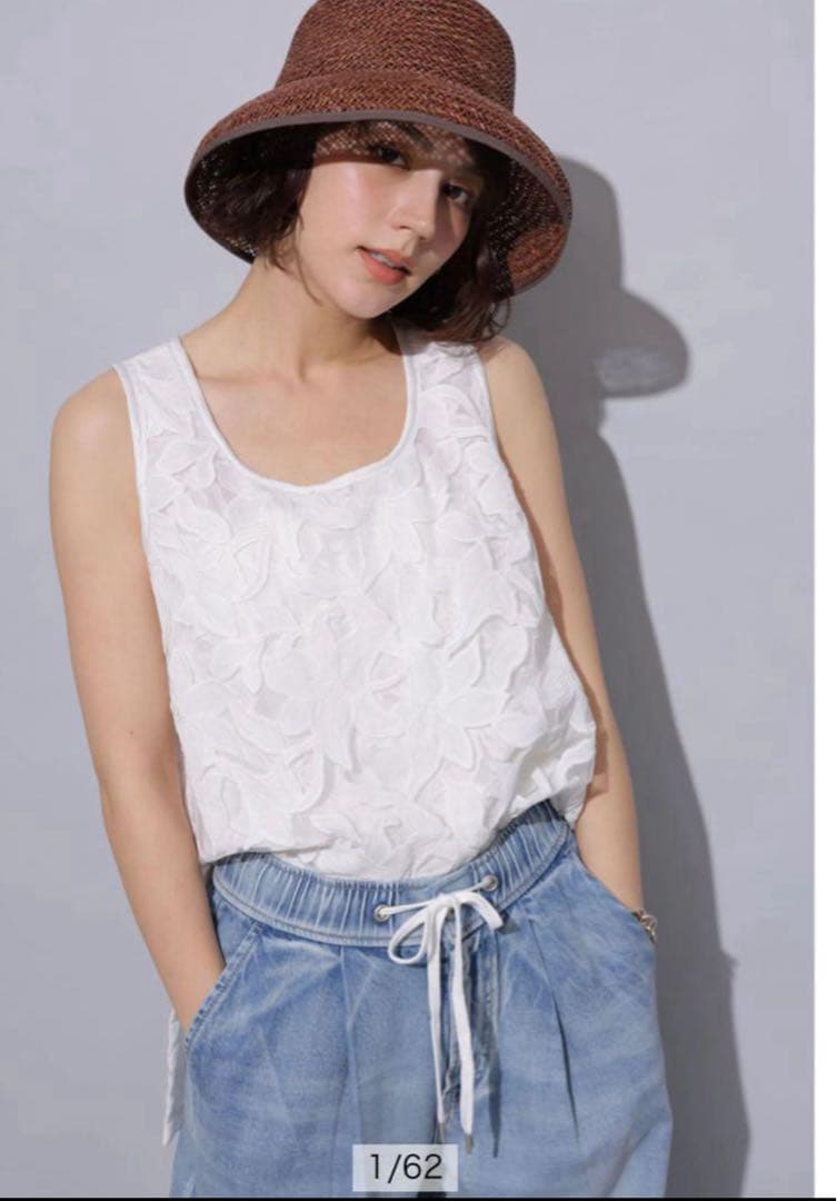 アルページュストーリー ボーダータンク&新品シアーレースタンクタグ付