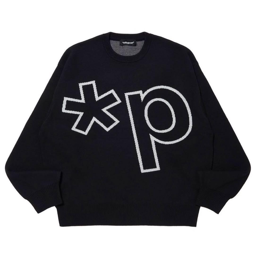 *p(R)ojectR® Logo Knit Sweater ロゴニットセーター