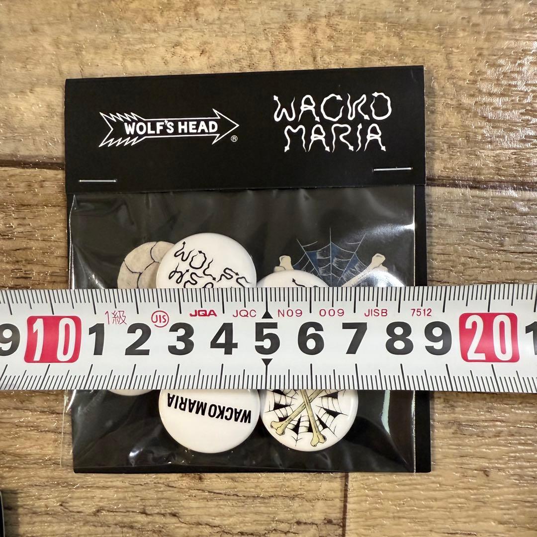 ※専用　レア ウルフズヘッド ワコマリア 缶バッジセット 白 幹田卓司