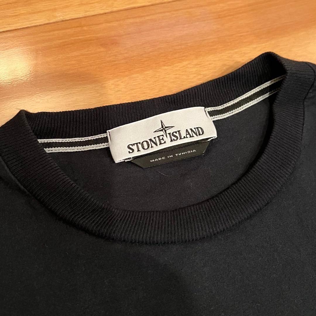 ★希少！肩刺繍★ストーンアイランド Tシャツ ★ネイビー S★ケース付属品有❗️