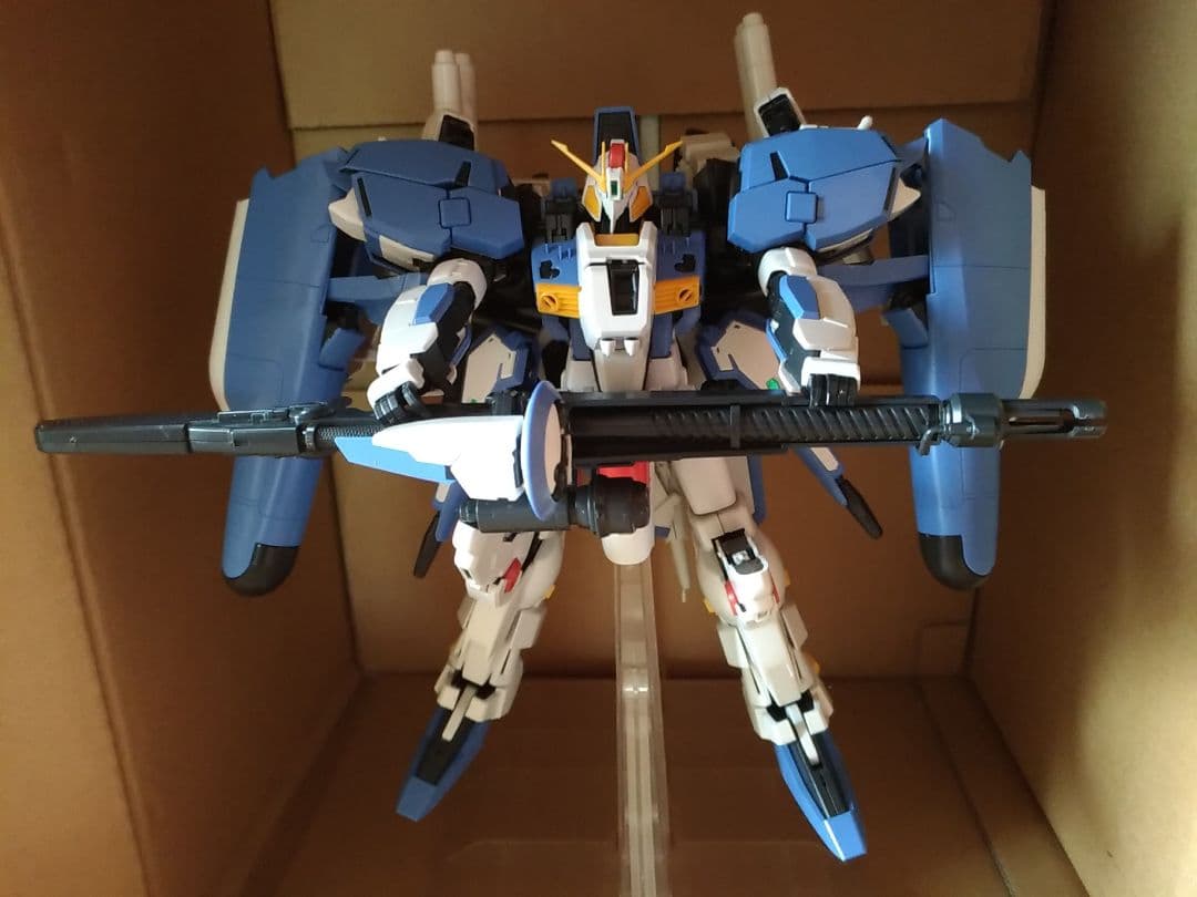 ガンプラ完成品 1/100 MG Ex-Sガンダム リニューアル 専用台座付