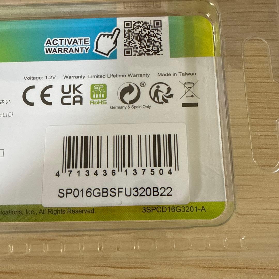 ラスト1個！新品未開封！SP DDR4-3200 8GB×2枚 (16GB)