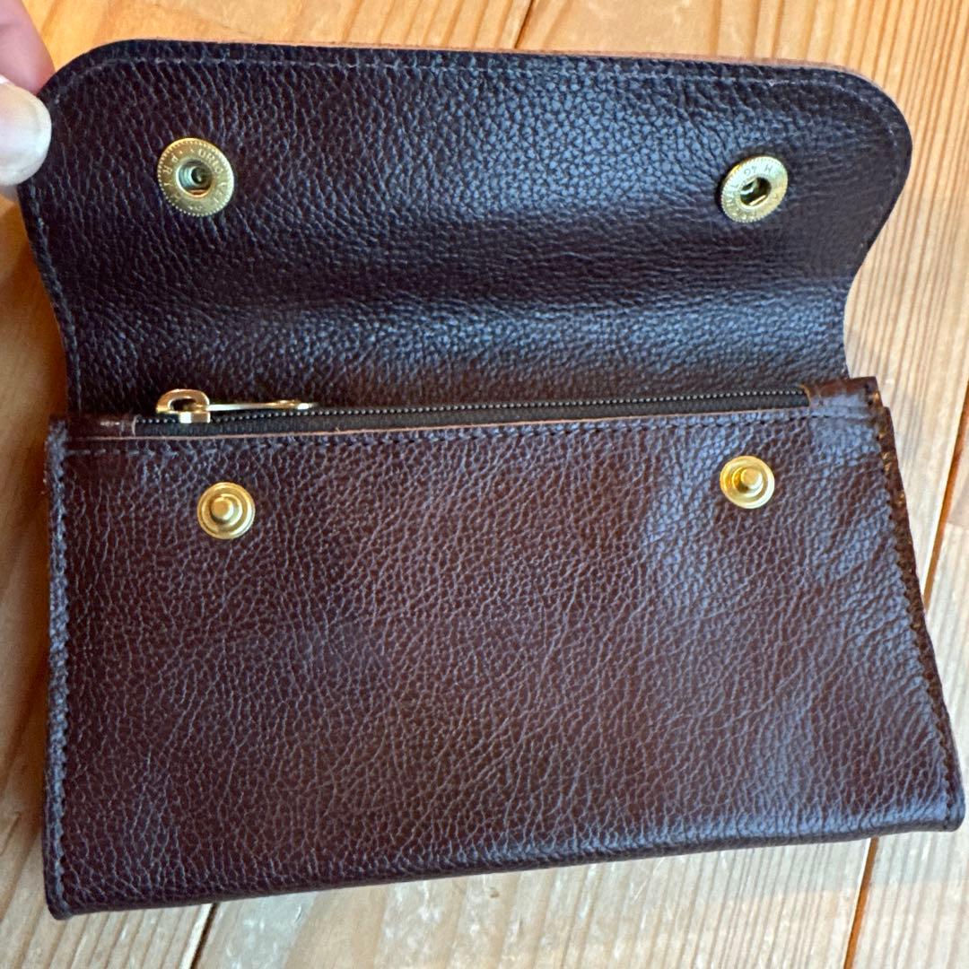 【新品】IL BISONTE ミディアムウォレット こげ茶☆