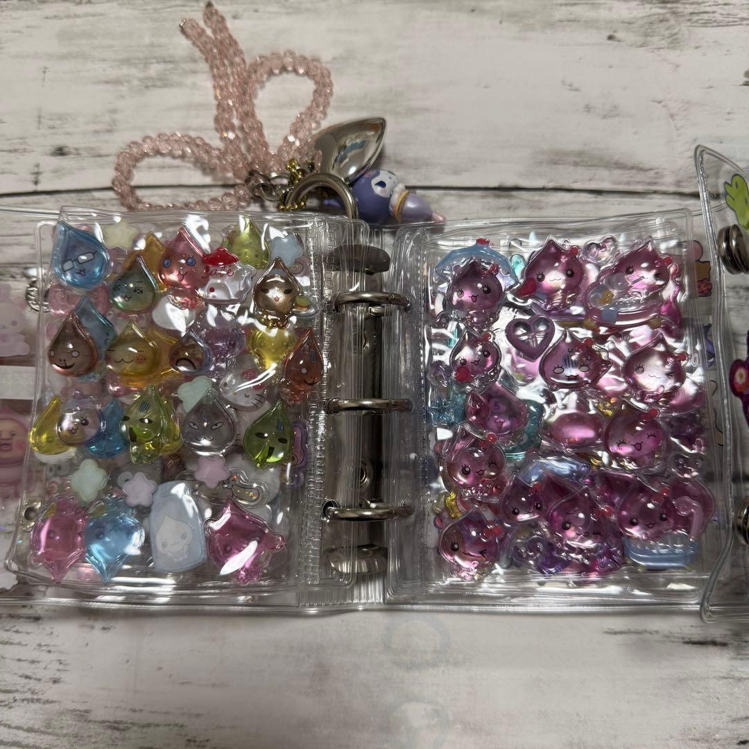 ボンボンドロップシール　シール帳　完成品　サンリオ　たまごっち　しずくちゃん