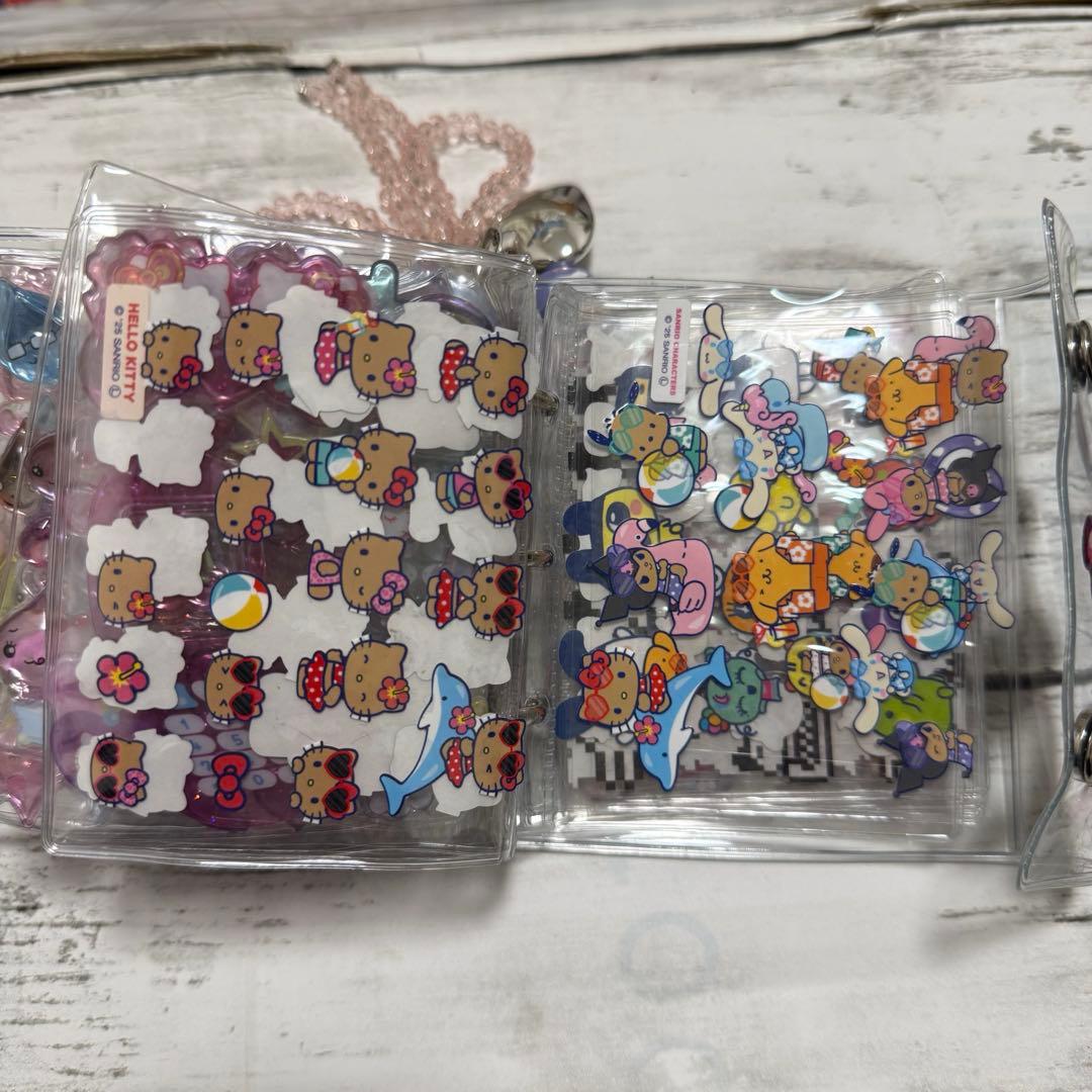 ボンボンドロップシール　シール帳　完成品　サンリオ　たまごっち　しずくちゃん