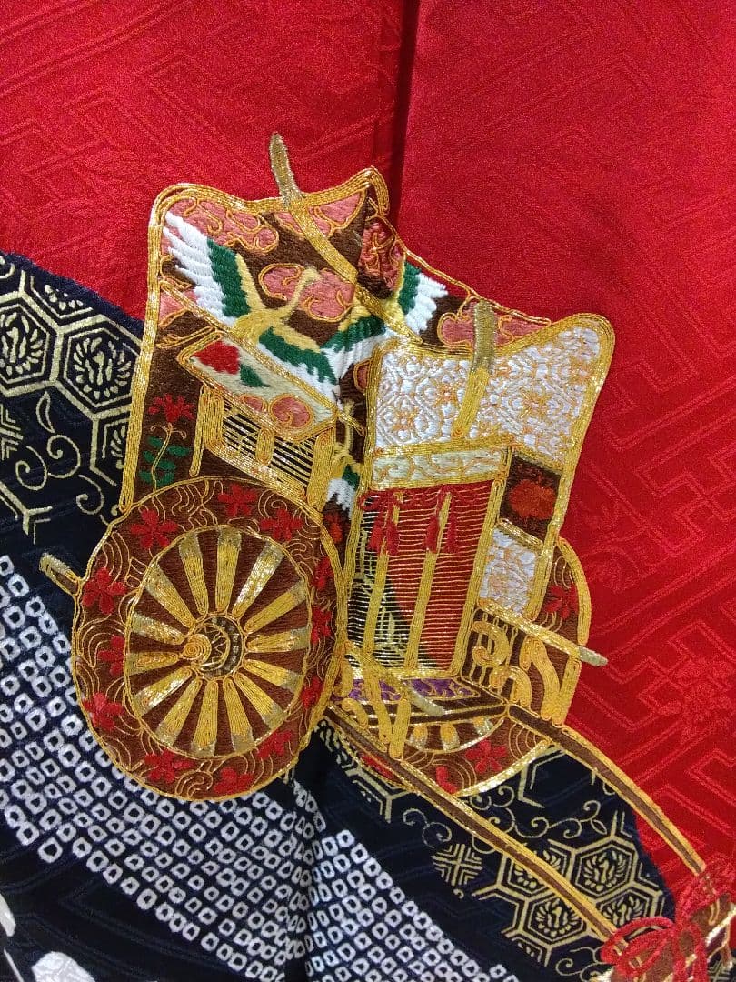 振袖フルセット、正絹絞り成人式、重ね衿帯揚げ帯締め、京うるし箔袋帯、襦袢