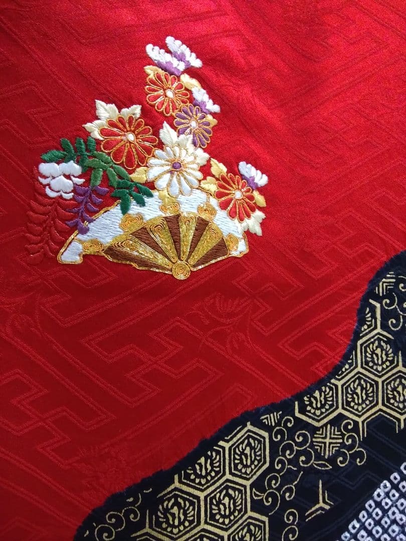 振袖フルセット、正絹絞り成人式、重ね衿帯揚げ帯締め、京うるし箔袋帯、襦袢