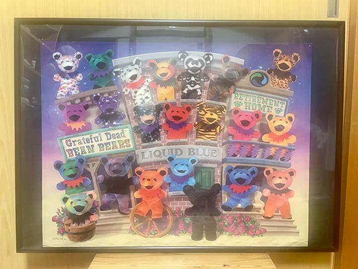 超希少　グレイトフル・デッド　初期デッドベア　ポスター　1998年製