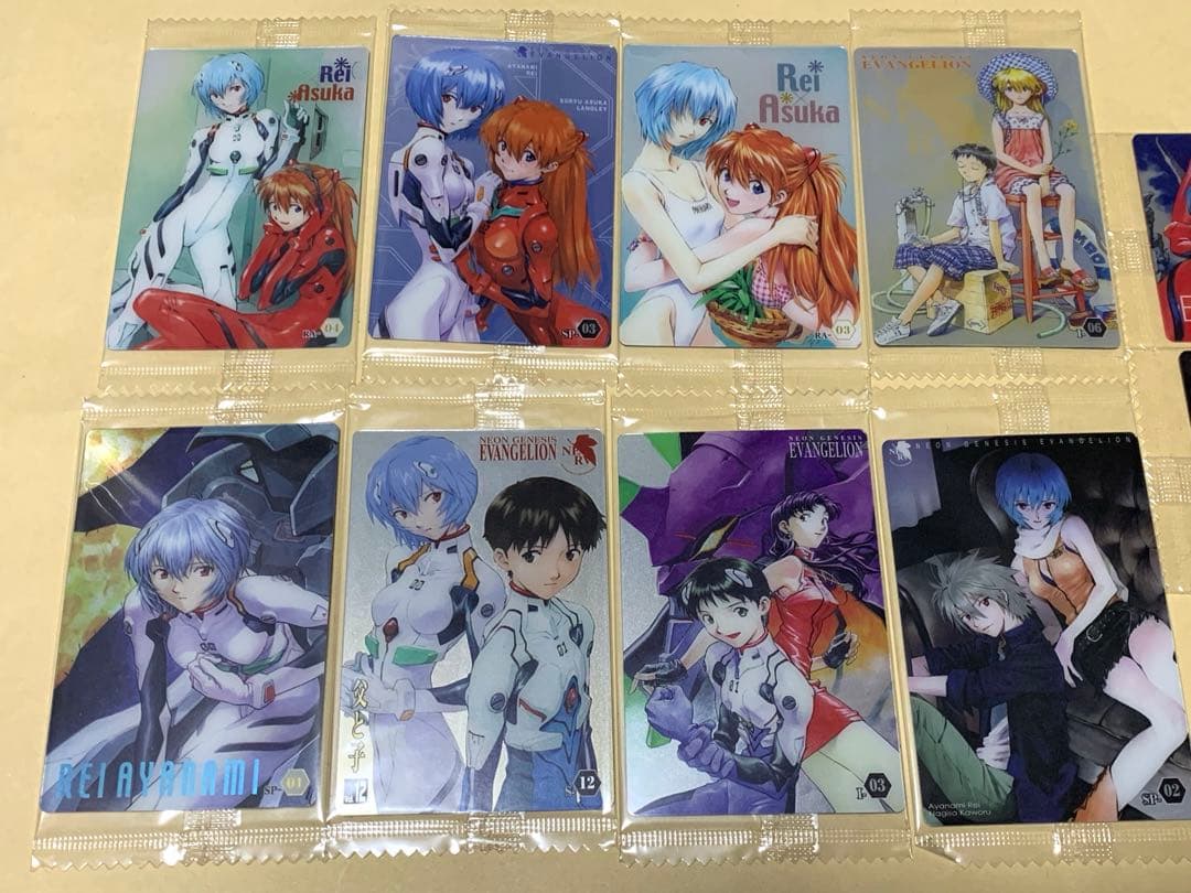 エヴァンゲリオン　ウエハース　カード　貞本絵　10枚セット