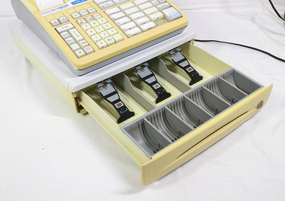 CASIO TE-2500 カシオ　レジスター ペーパー 取説付　動作OK