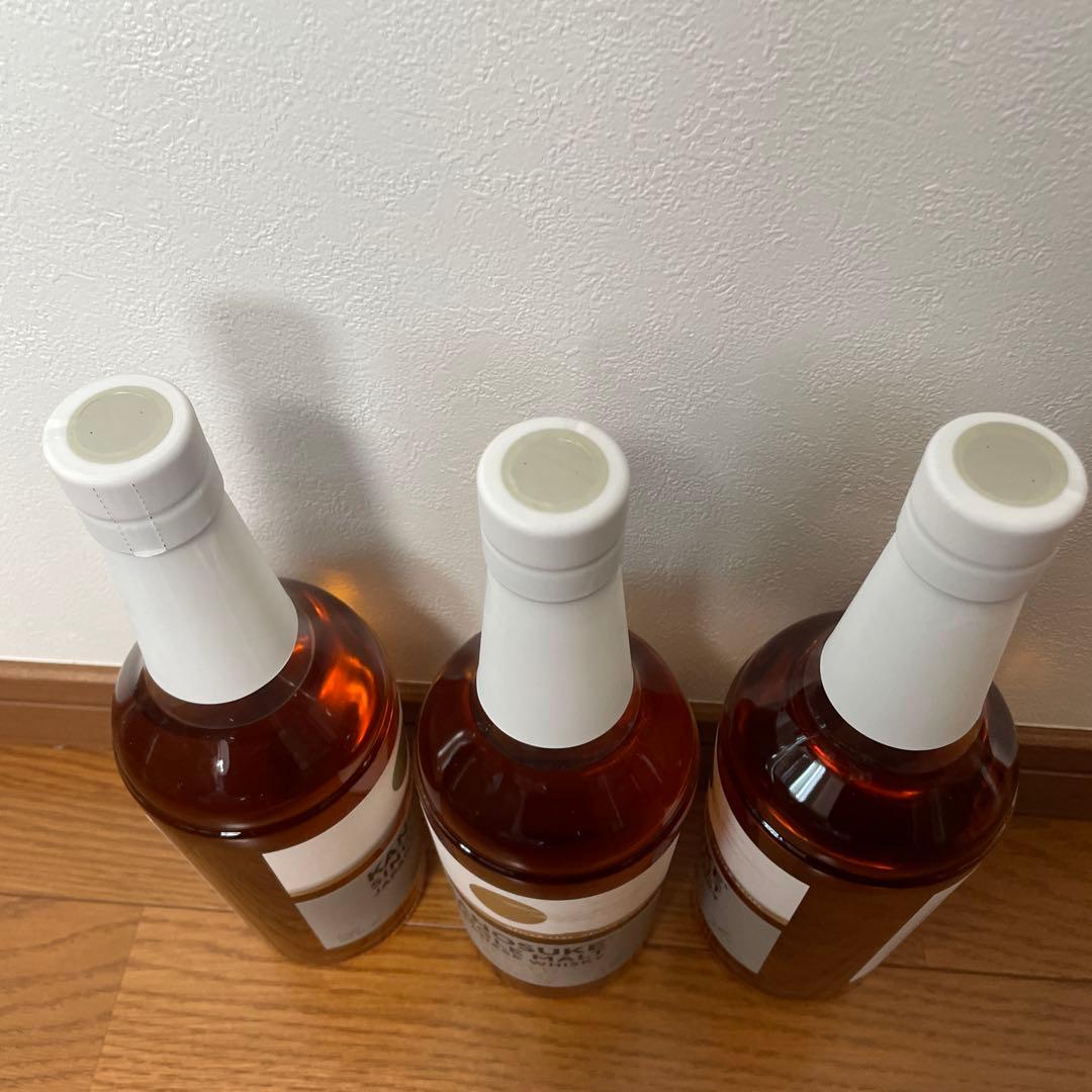 シングルモルト嘉之助 ピーテッド 嘉之助蒸溜所　700ml ３本