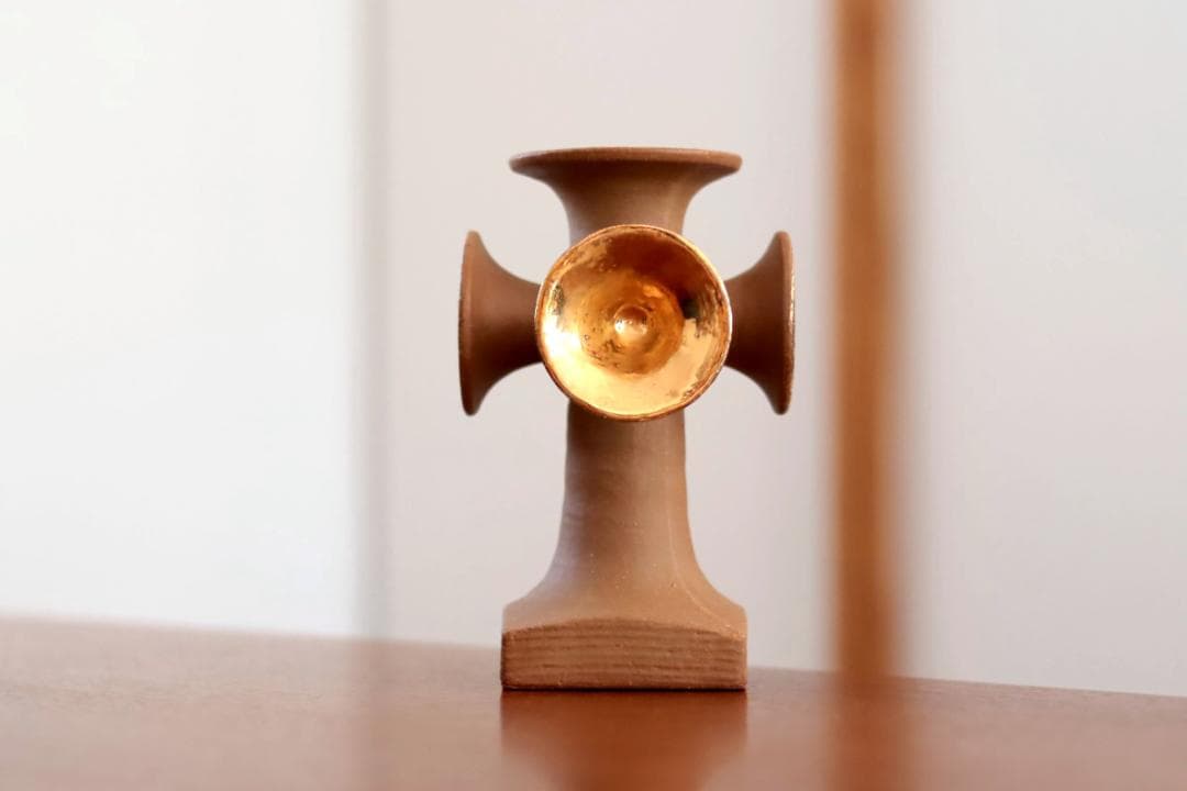 Lisa Larson リサラーソン キャンドルスタンド 02001