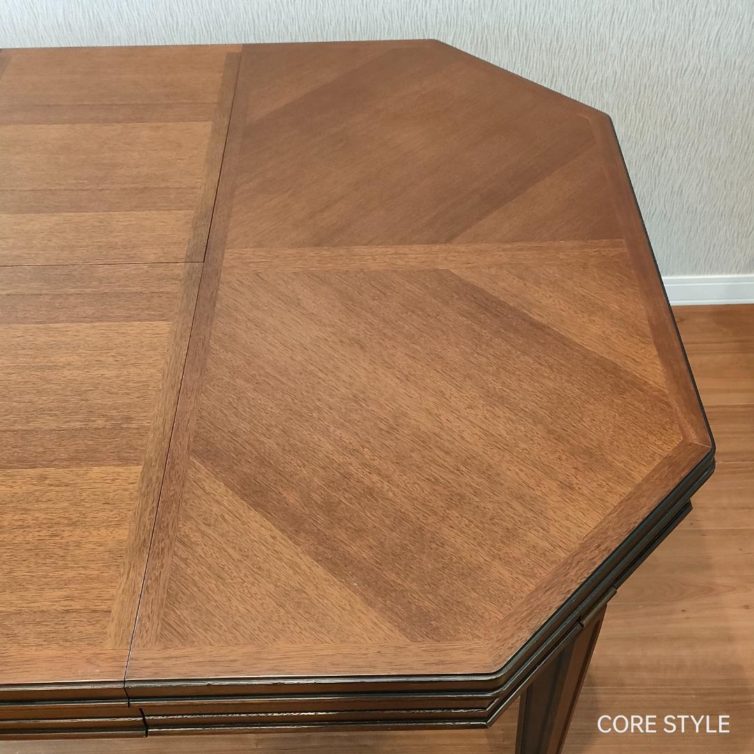 マルニ木工　地中海ロイヤル　ダイニングテーブル　伸長式