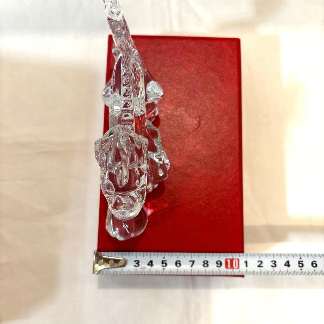 美品　バカラ　干支オブジェ　ドラゴン　箱付き