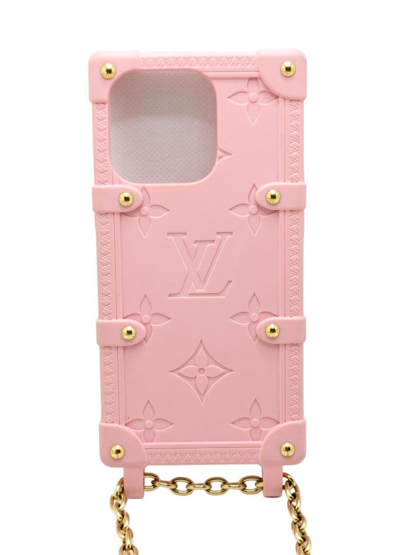 ✨美品✨ルイヴィトン モノグラム リ トランク IPHONE14PRO ピンク
