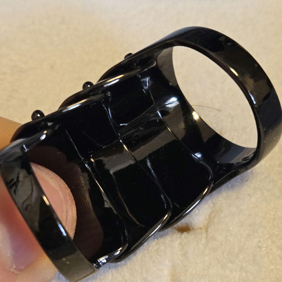 ヴィヴィアンウエストウッド アーマーリング ガンメタル　Sサイズ