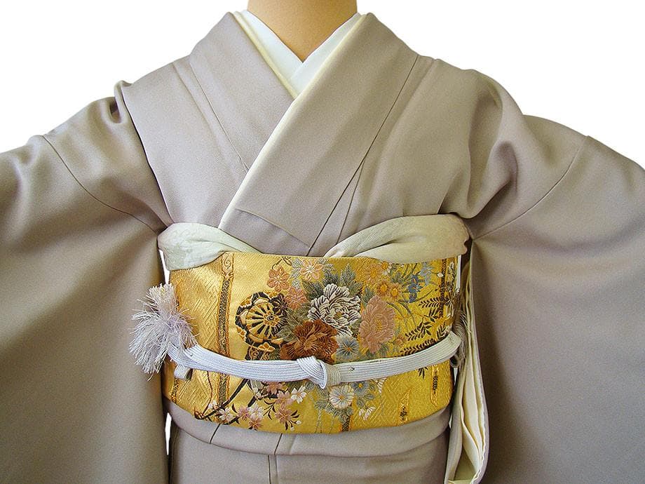 金彩加工染 色留・訪問着＆袋帯・帯〆・帯揚げセット（正絹）仕立上り＜D656＞