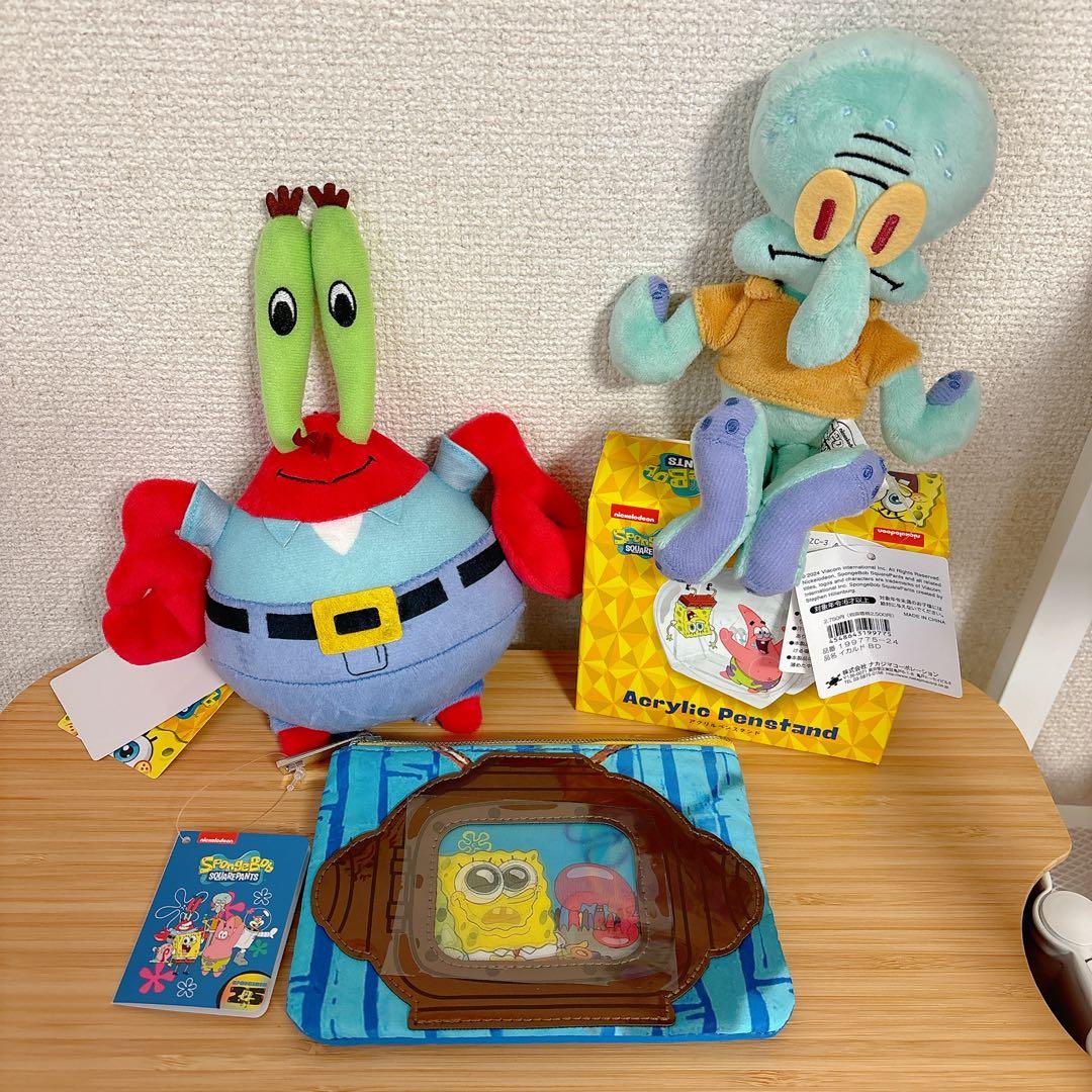 スポンジボブ　ぬいぐるみ　グッズ　カーニ　イカルド　パトリック　まとめ売り
