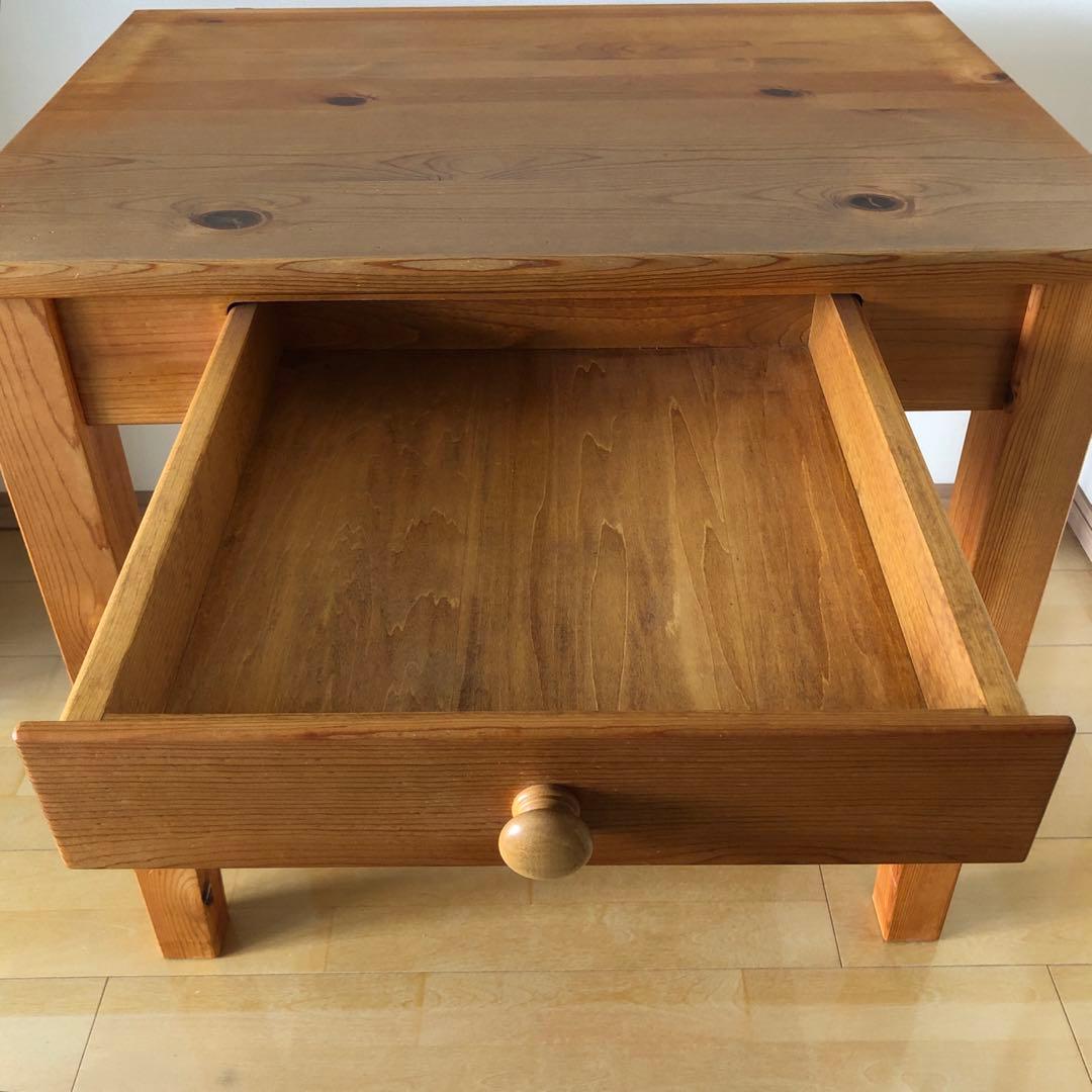 カントリー家具　本棚付きデスク