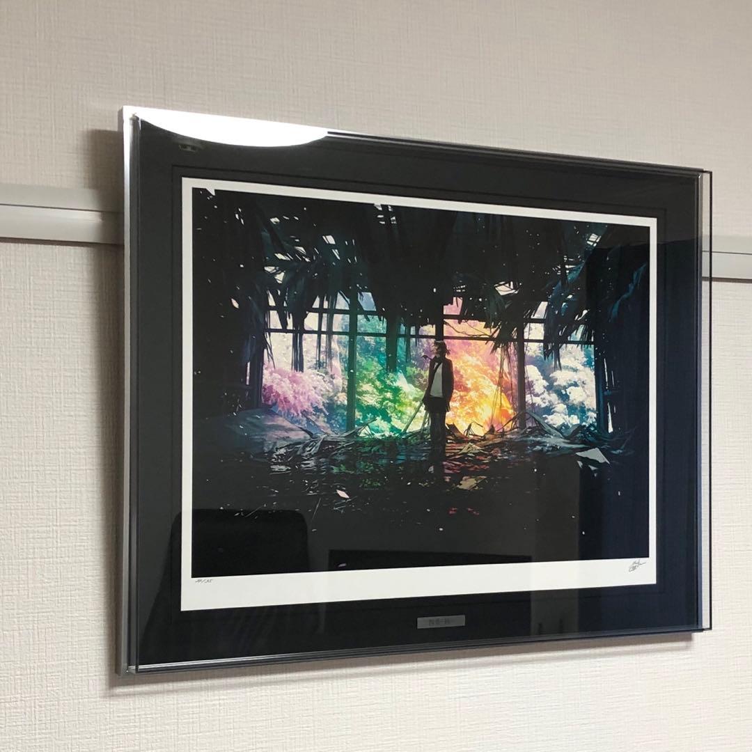 mocha 版画　作品名「四景-眺-」