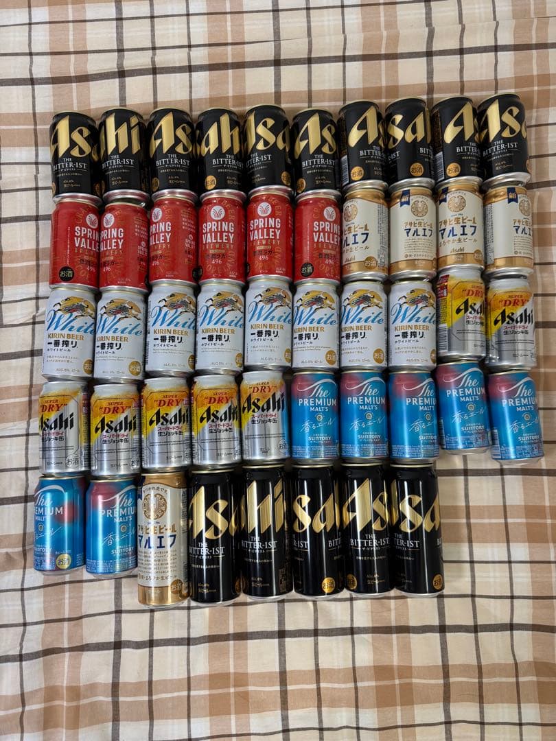 生ビール、プレミアムビール　48本詰め合わせ