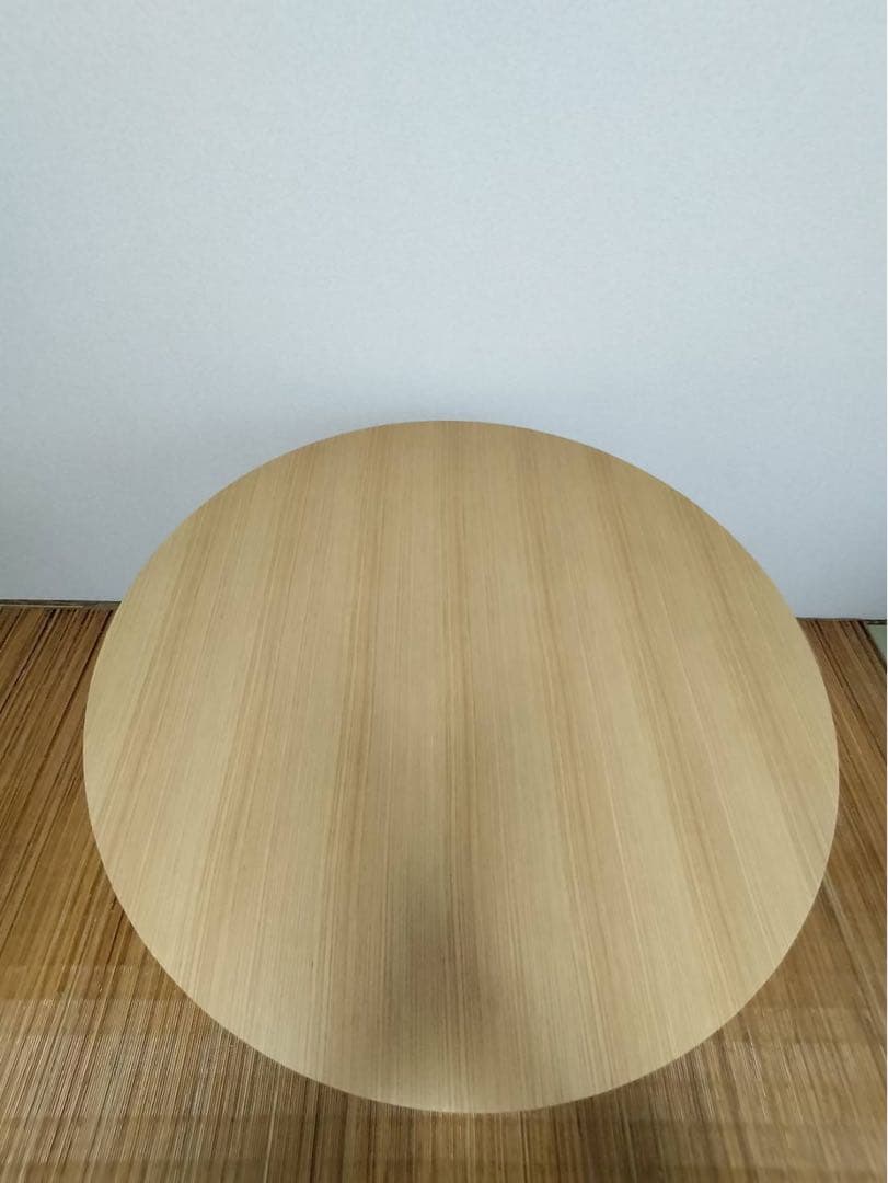 し*ん様 オーク材ラウンドダイニングテーブル 日本製
