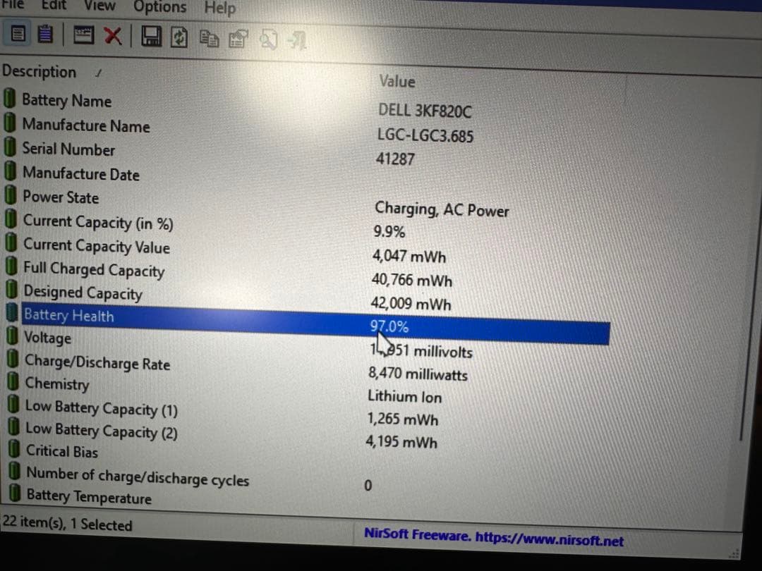 Dell 14 インチ　i5 10世代　16GB バッテリー97％office
