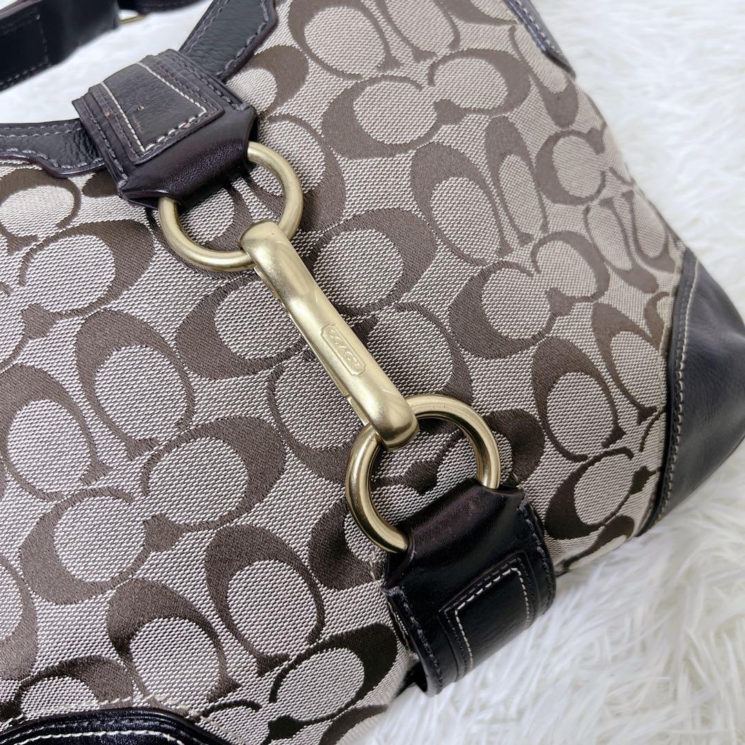 バッグ COACH Signature Half Moon Y2K Shoulder