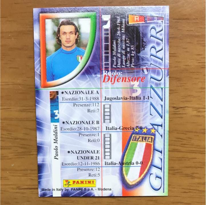 パオロ・マルディーニ イタリア代表