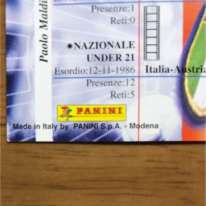 パオロ・マルディーニ イタリア代表