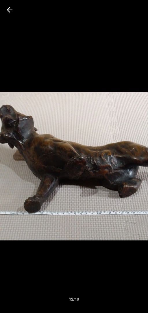 虎 寅 銅製 オブジェ 置物 縁起物 インテリア