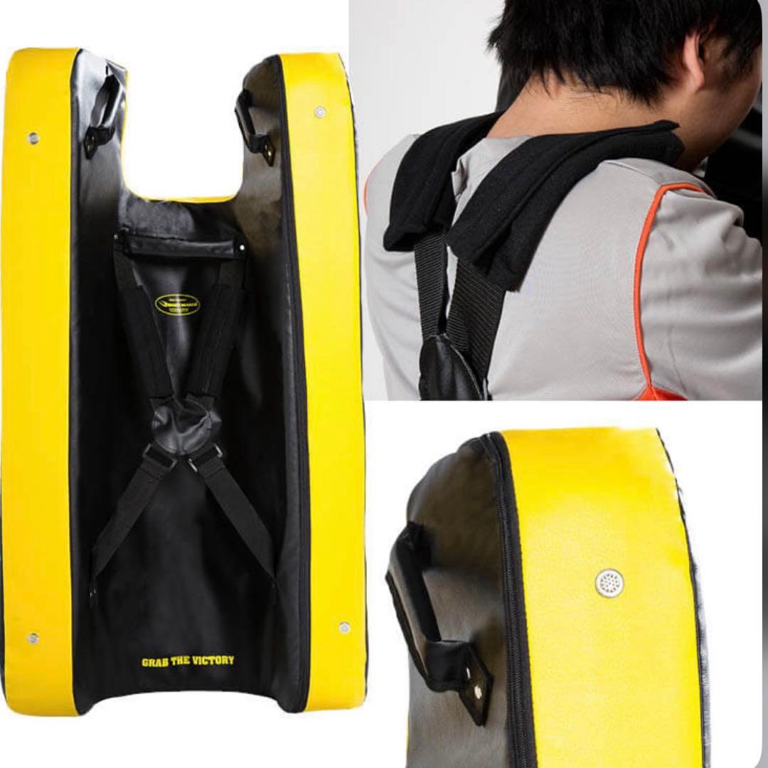 ボディーメーカー スーパーダミーミットシールド ブラック×イエロー