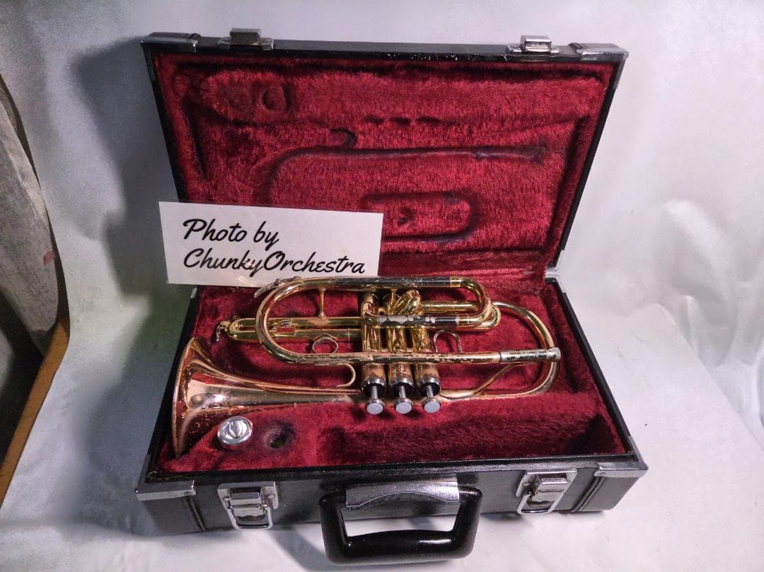 YAMAHA YCR-3330 ショートコルネット 赤ベル 動作良好 #2343