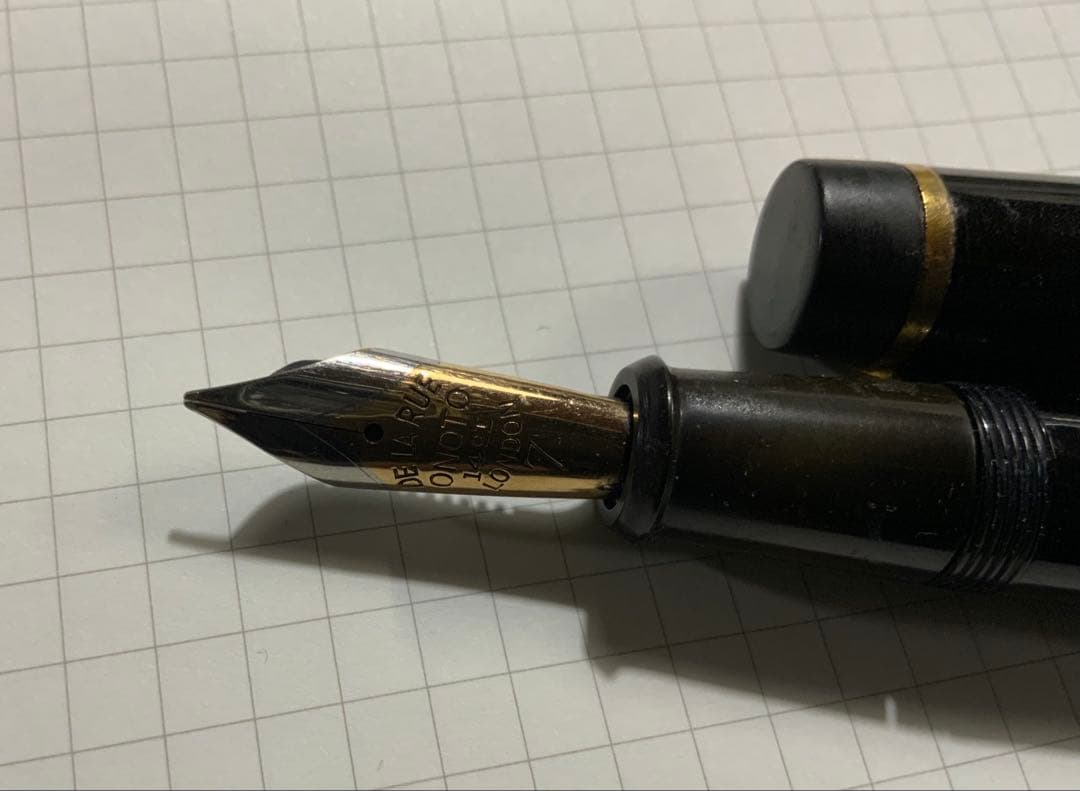 Onoto Magna 万年筆　レバーフィラー吸入式　ペン先！4K M