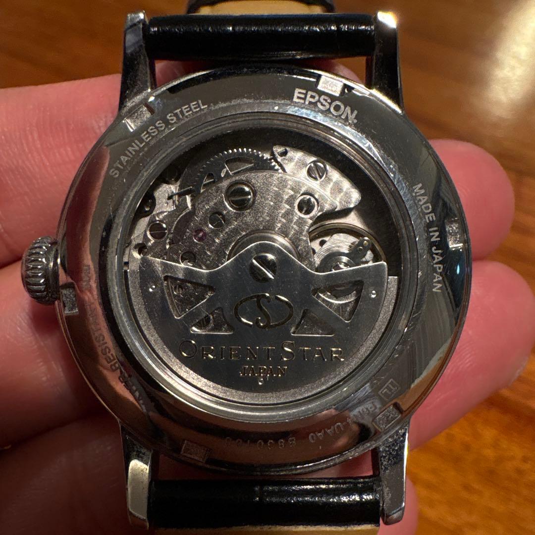 ORIENT STAR 自動巻き 腕時計 シルバー