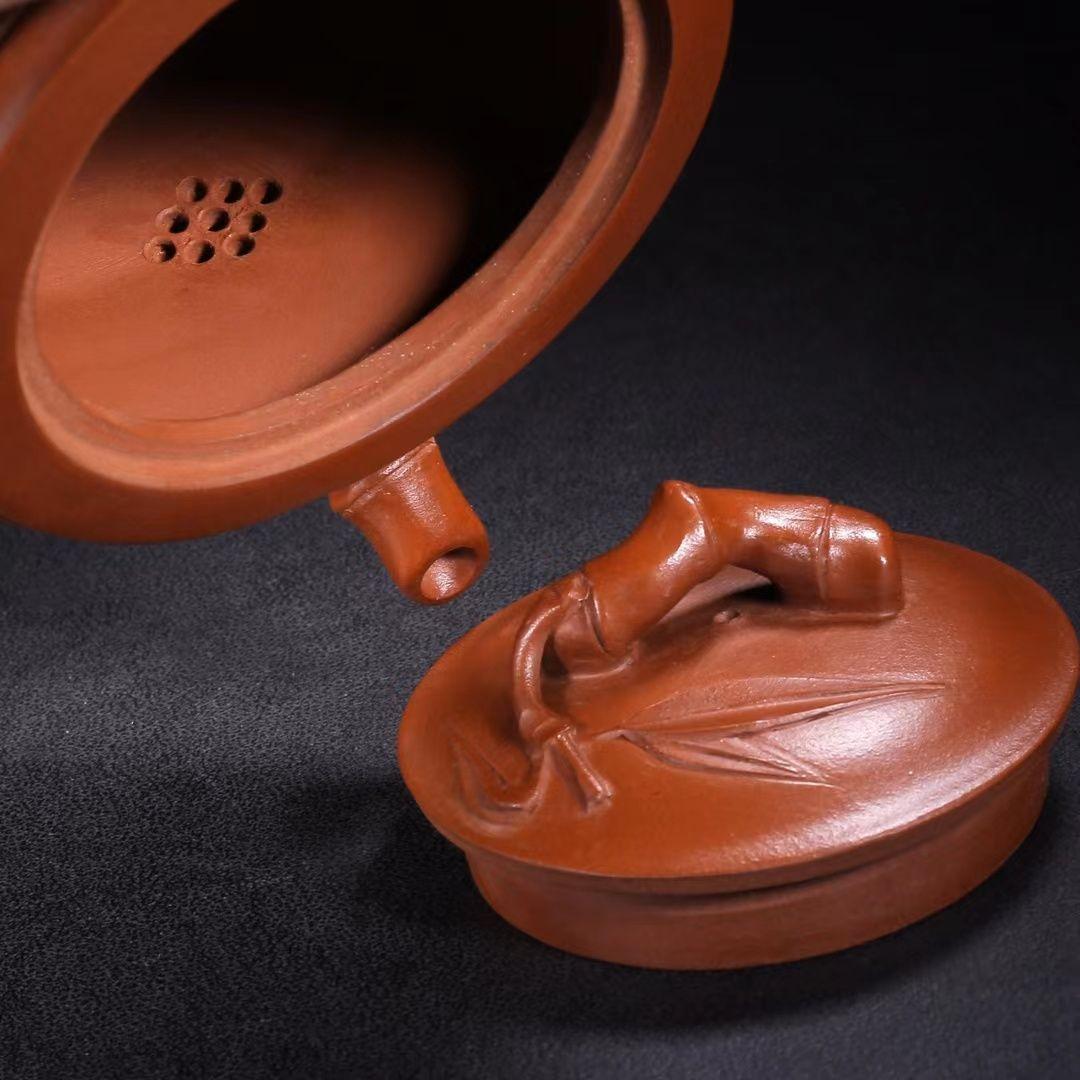 新品未使用 食器 茶器 中國茶器 急须 紫砂茶壷 中国宜興製