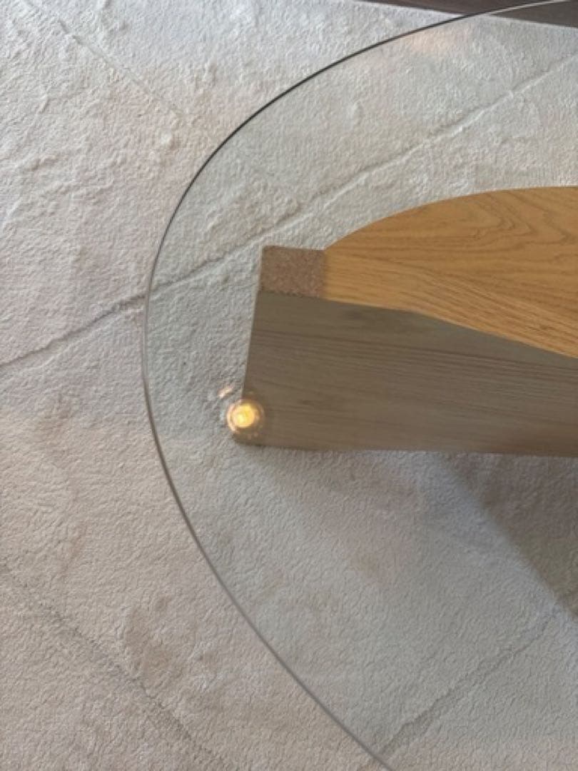 NOCE ガラステーブル ローテーブル