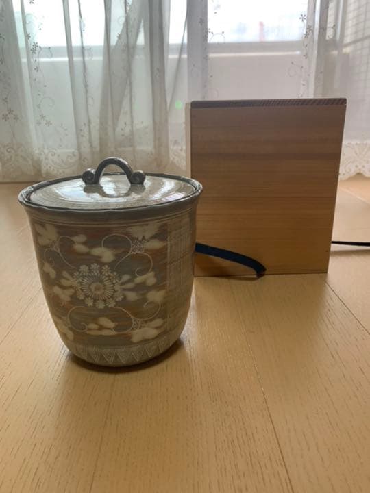 茶道具　御本三島　水指　森里陶楽造