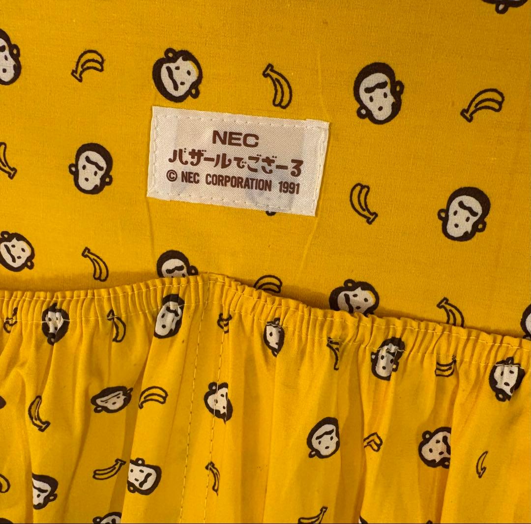 希少！良品 90s NEC バザールでござーる 本革製 トランクケース 非売品