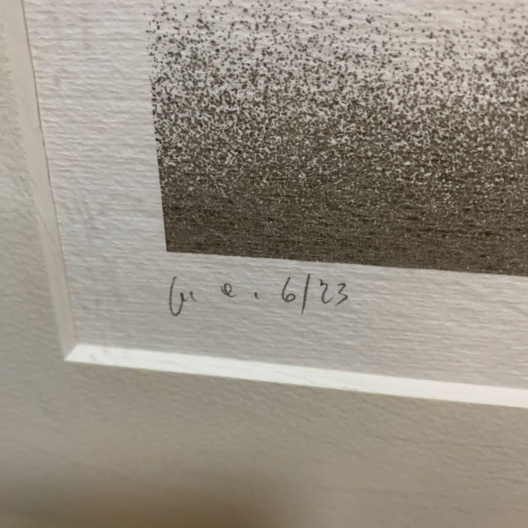 Tino Stefanoni 灯台の風景 版画　「木製イーゼル　絵画用スタンド」